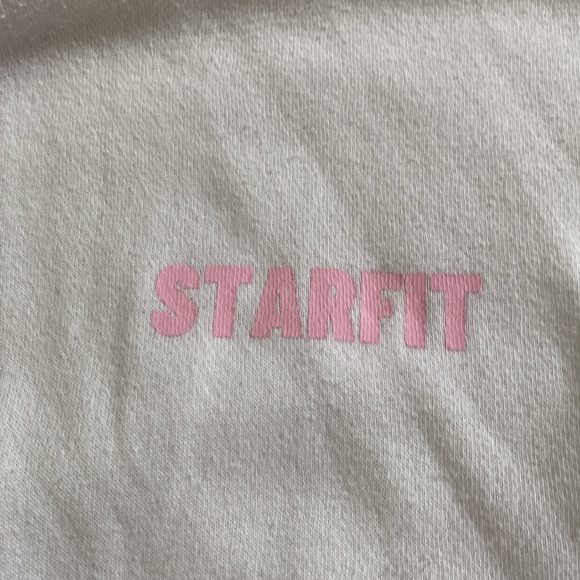 STARFIT hoodie, Size L, New, Never worn, White hoodie - Picture 2 of 5
